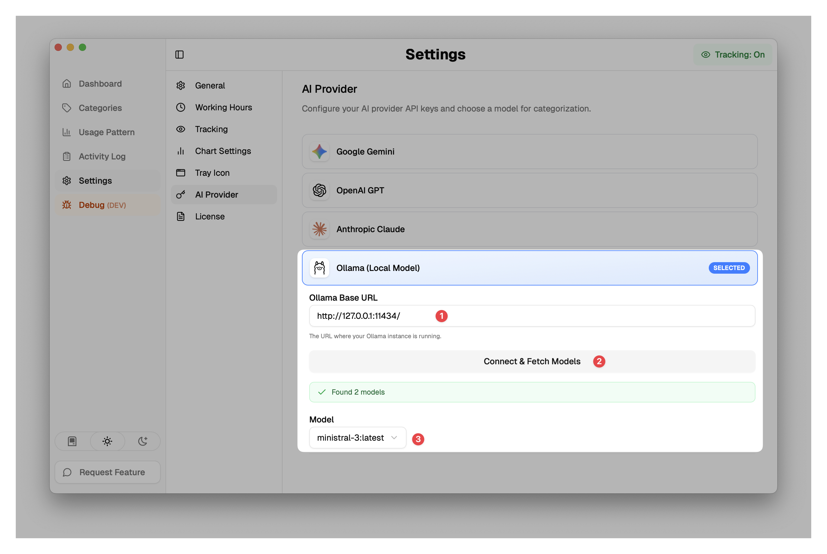 Ollama Configuration